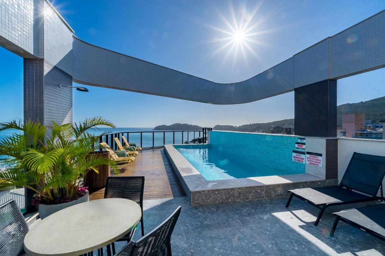Confortavel Loft Em Condominio Com Piscina Bombinhas Luaran gambar