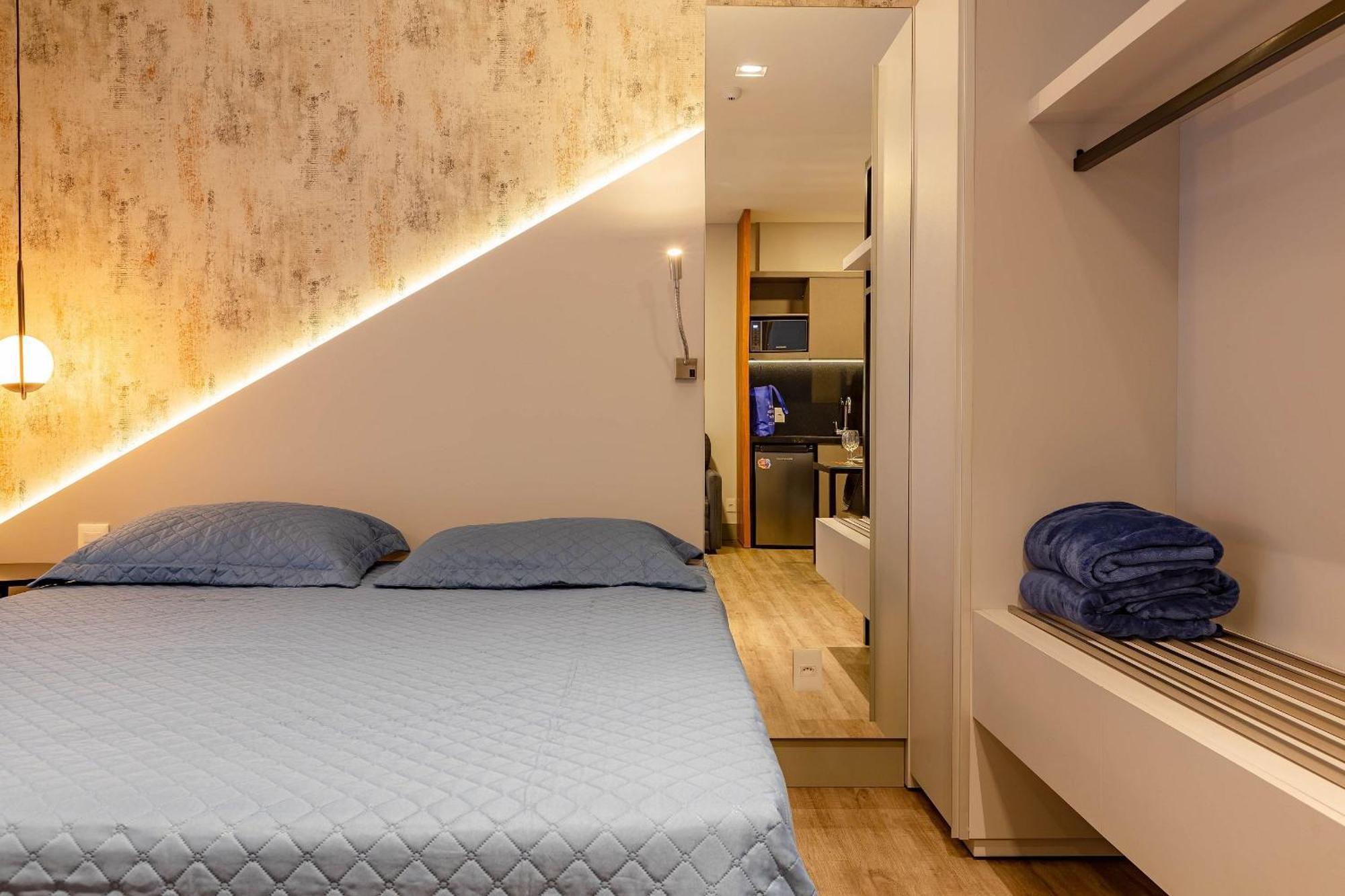 Confortavel Loft Em Condominio Com Piscina Bombinhas Luaran gambar