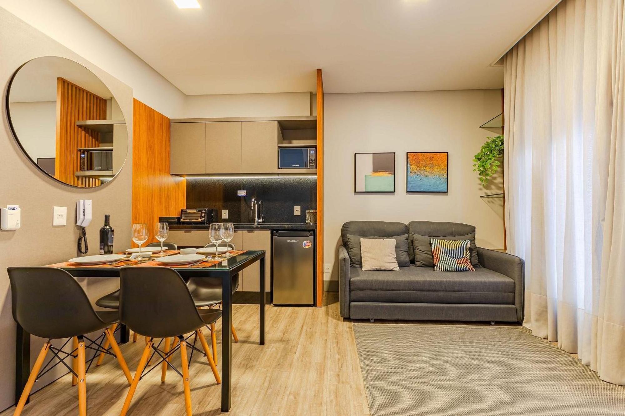 Confortavel Loft Em Condominio Com Piscina Bombinhas Luaran gambar
